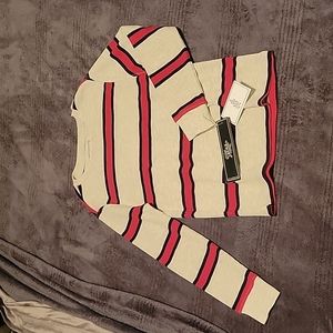 Jacks sweater for kids with red stripes